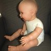 AD3b Levensechte Babypop softbody Naomi bruine ogen velours pakje grijs 53 cm - Afbeelding 13
