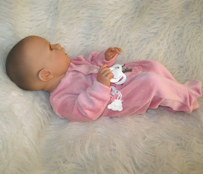 ADK0a Levensechte Babypop Newborn Meisje full body blank 52 cm in pakje met speen - Afbeelding 8