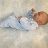ADK1f Levensechte Babypop Newborn Jongen full body blank 52 cm in velours pakje - Afbeelding 6