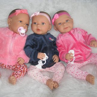 Babypoppen grote maat v.a 50 cm softbody met kleding