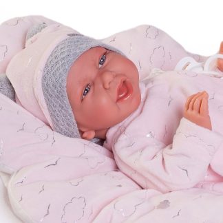 AJ16 Antonio Juan pop babypop soft body met kleding kussen en speen 42 cm