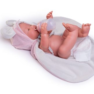 AJ13d Antonio Juan babypop fullbody slaapogen kleding speen 42 cm