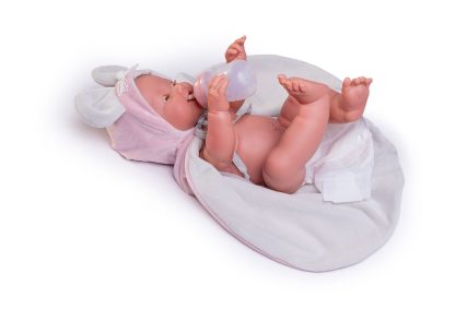 AJ13d Antonio Juan babypop fullbody slaapogen kleding speen 42 cm