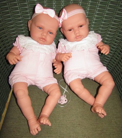 AJ12c Antonio Juan levensechte babypoppen Babydo Combi 2 poppen met kleding en speen - Afbeelding 20