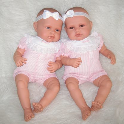 AJ12c Antonio Juan levensechte babypoppen Babydo Combi 2 poppen met kleding en speen - Afbeelding 17