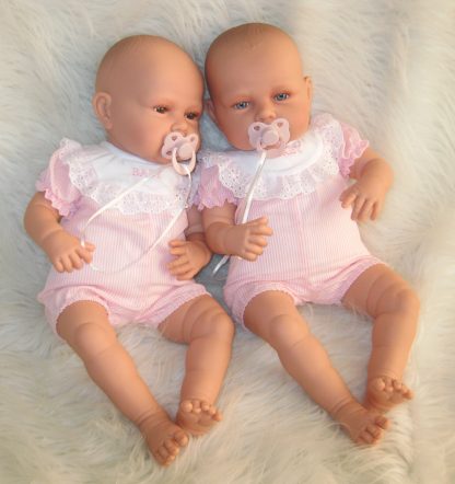 AJ12c Antonio Juan levensechte babypoppen Babydo Combi 2 poppen met kleding en speen - Afbeelding 25