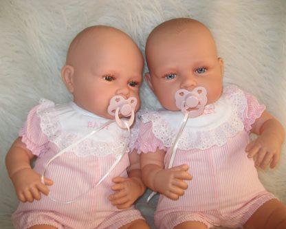 AJ12c Antonio Juan levensechte babypoppen Babydo Combi 2 poppen met kleding en speen - Afbeelding 24