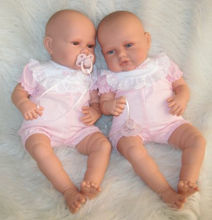 AJ12c Antonio Juan levensechte babypoppen Babydo Combi 2 poppen met kleding en speen - Afbeelding 23