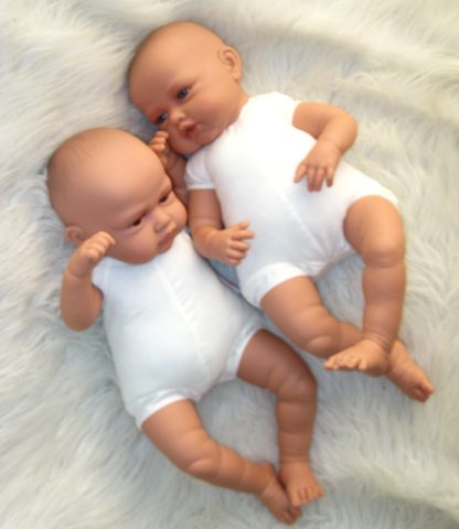 AJ12c Antonio Juan levensechte babypoppen Babydo Combi 2 poppen met kleding en speen - Afbeelding 11