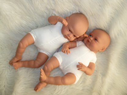 AJ12c Antonio Juan levensechte babypoppen Babydo Combi 2 poppen met kleding en speen - Afbeelding 19
