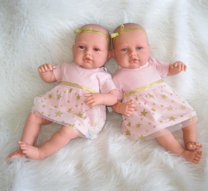 AJ12a Antonio Juan levensechte babypoppen Babydo Combi set van 2 poppen in kleding en speen - Afbeelding 26