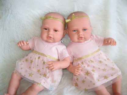 AJ12a Antonio Juan levensechte babypoppen Babydo Combi set van 2 poppen in kleding en speen - Afbeelding 25