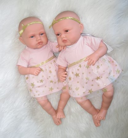 AJ12a Antonio Juan levensechte babypoppen Babydo Combi set van 2 poppen in kleding en speen - Afbeelding 11