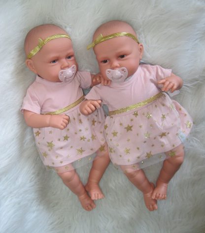 AJ12a Antonio Juan levensechte babypoppen Babydo Combi set van 2 poppen in kleding en speen - Afbeelding 21