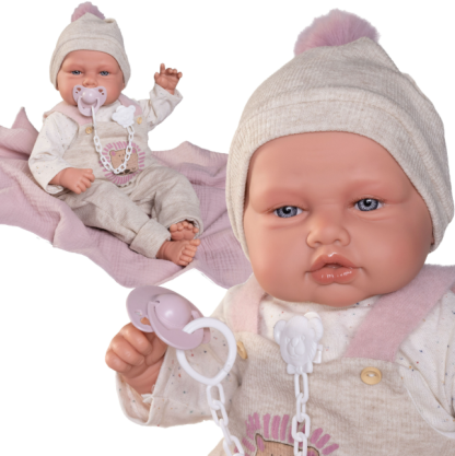 AJ0 Antonio Juan levensechte babypop babydoo met kleding deken en speen 50 cm - Afbeelding 2