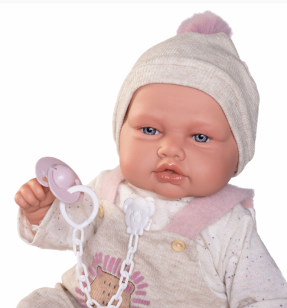AJ0 Antonio Juan levensechte babypop babydoo met kleding deken en speen 50 cm - Afbeelding 10