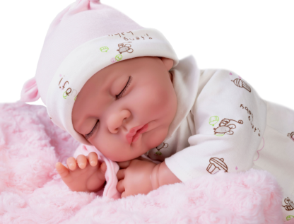 AJ15a Antonio Juan pop babypop softbody slapend met kleding en zacht kussen 40 cm