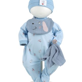 AL09b Poppenkleding 4 delig setje Llorens voor pop 40 t/m 42 cm