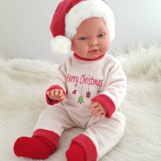 AA01 Kerst Poppenkleding set Llorens voor pop maat 40 t/m 45 cm Limited Edition