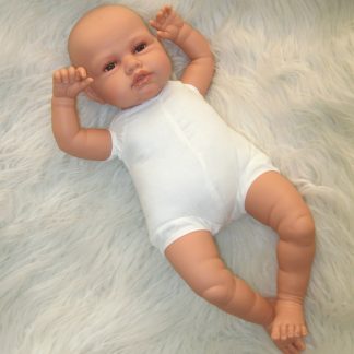 AJ12 Antonio Juan levensechte babypop Babydo bruine ogen zonder kleding 50 cm