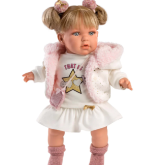 AL09c Poppenkleding 4 delig set Llorens voor pop 38 t/m 42 cm