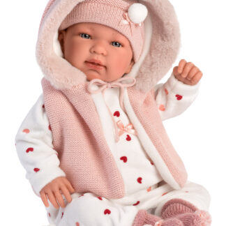 AL02b Poppenkleding 4 delig set Llorens voor pop 40 t/m 45 cm